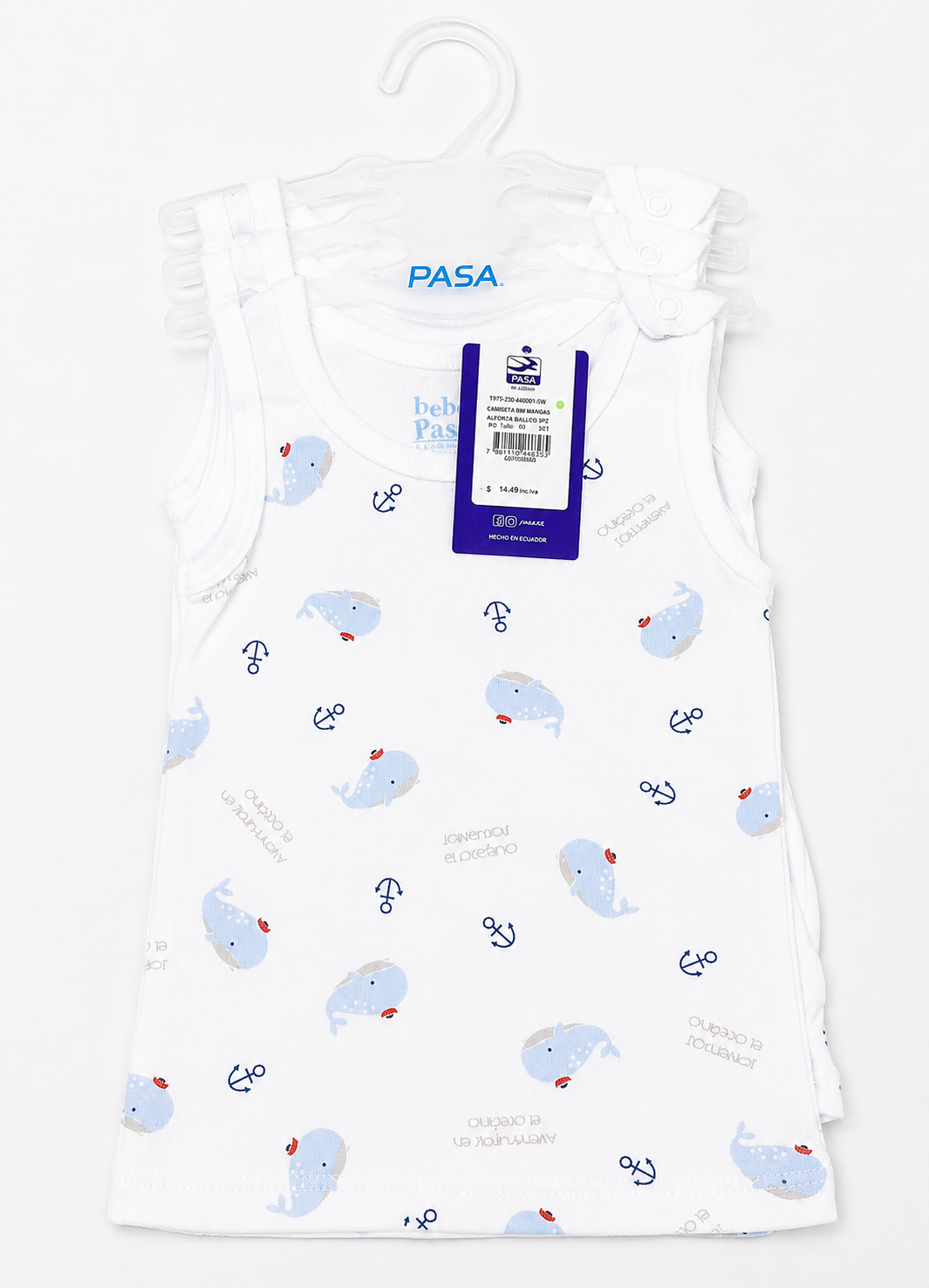 CAMISETA PASA X3  18M