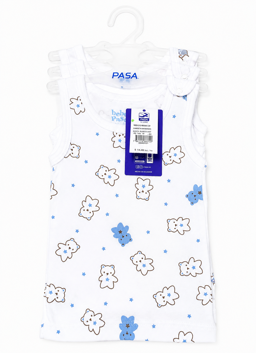 CAMISETA BROCHE X3