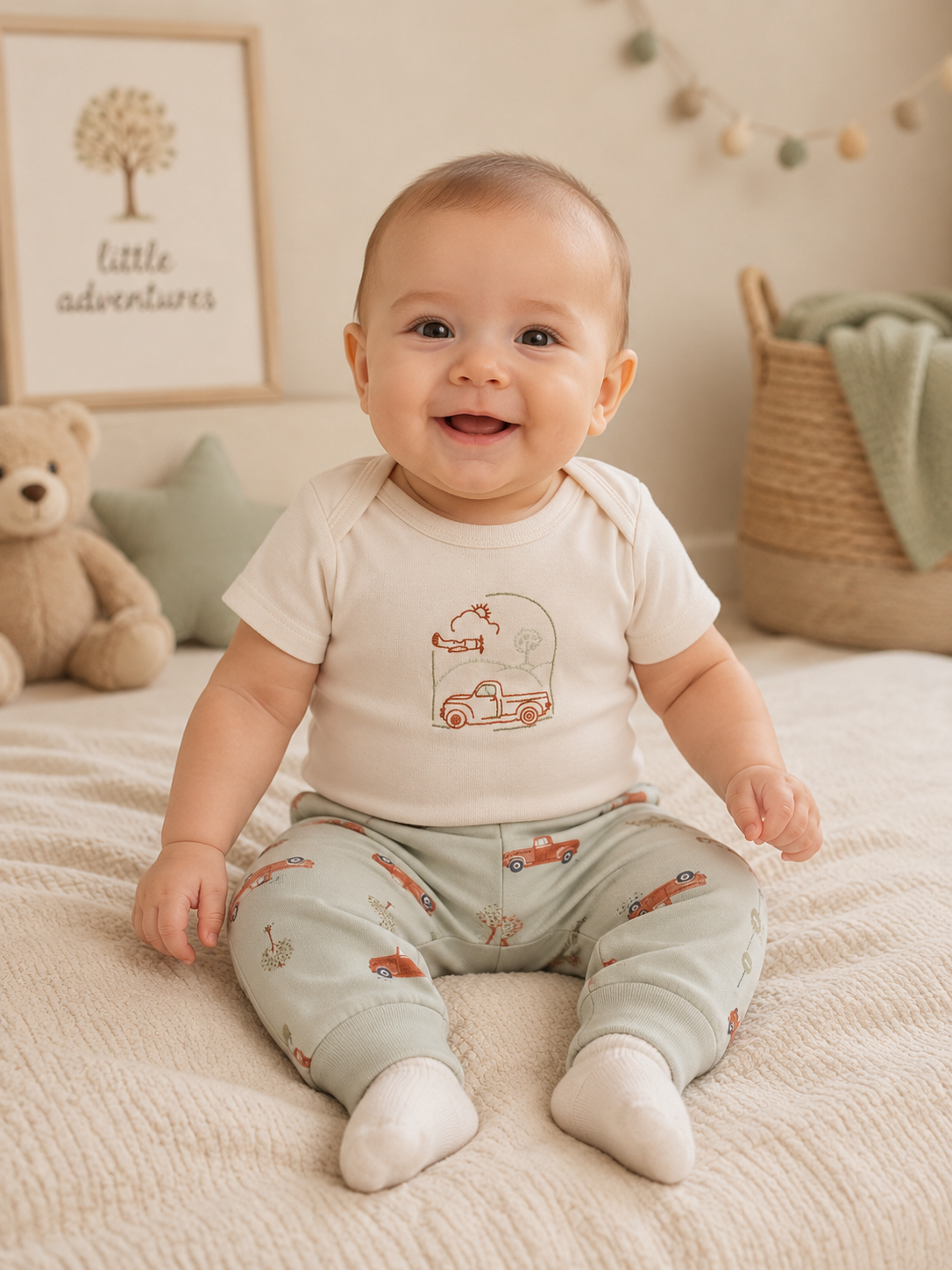 CONJ. NIÑO BODY CARTERS 3-6M