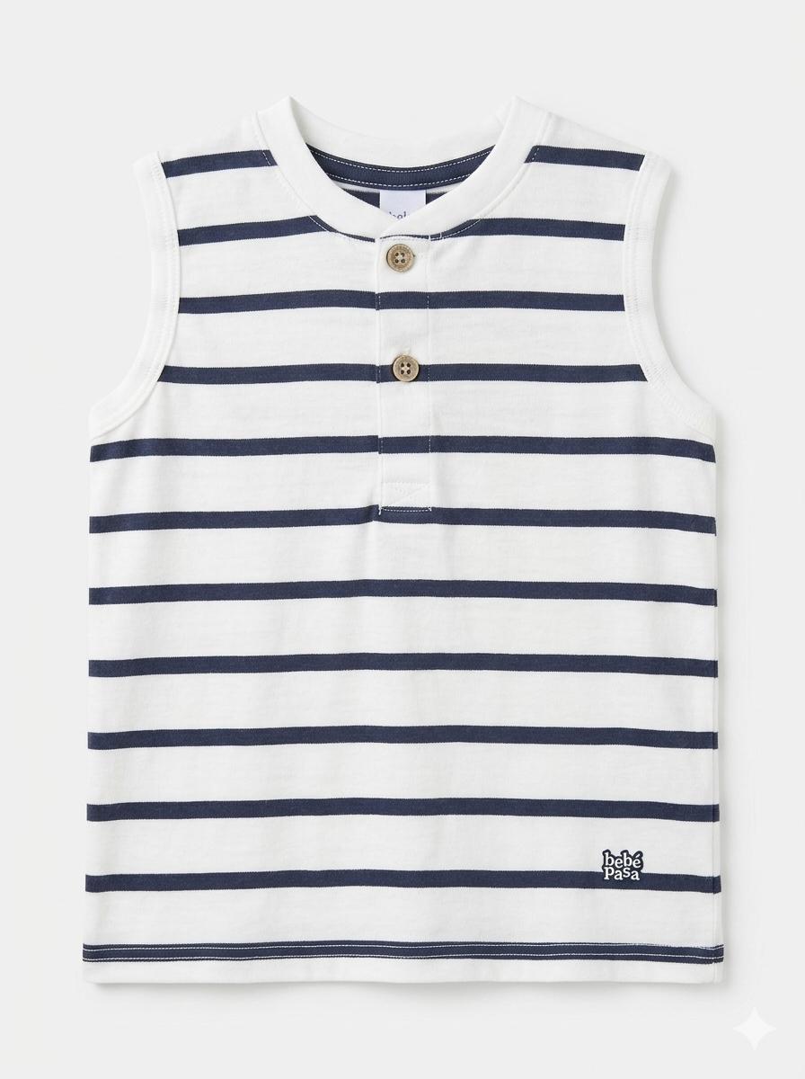 CAMISETA RAYADA PASA 18M
