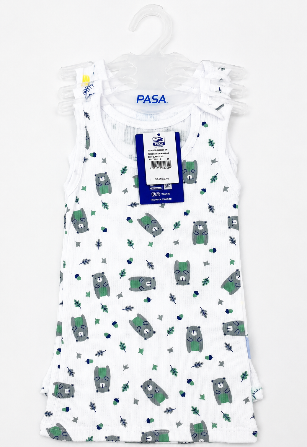 CAMISETA PASA X3  24M
