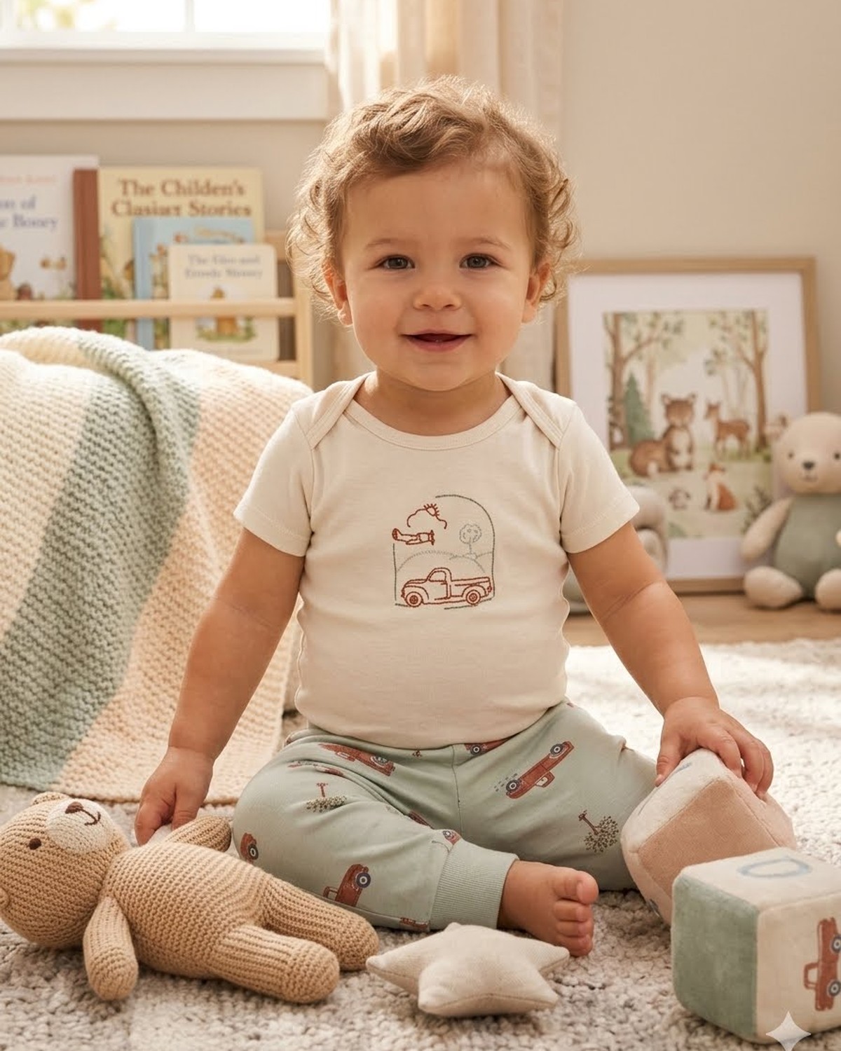 CONJ. BODY NIÑO CARTERS 12M