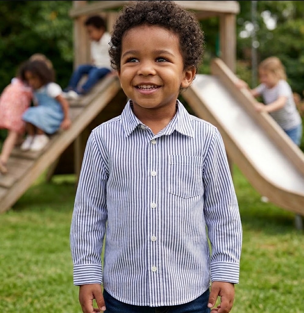 Camisa Mangas Largas Para Niño