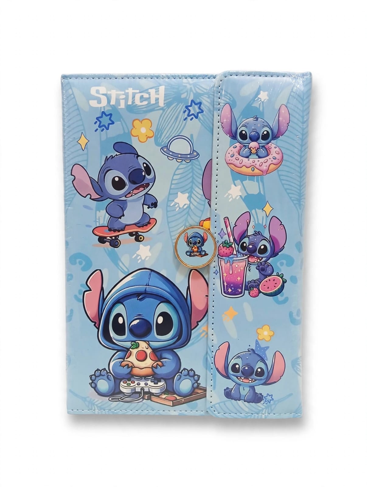 LIBRETA CON BROCHE STITCH