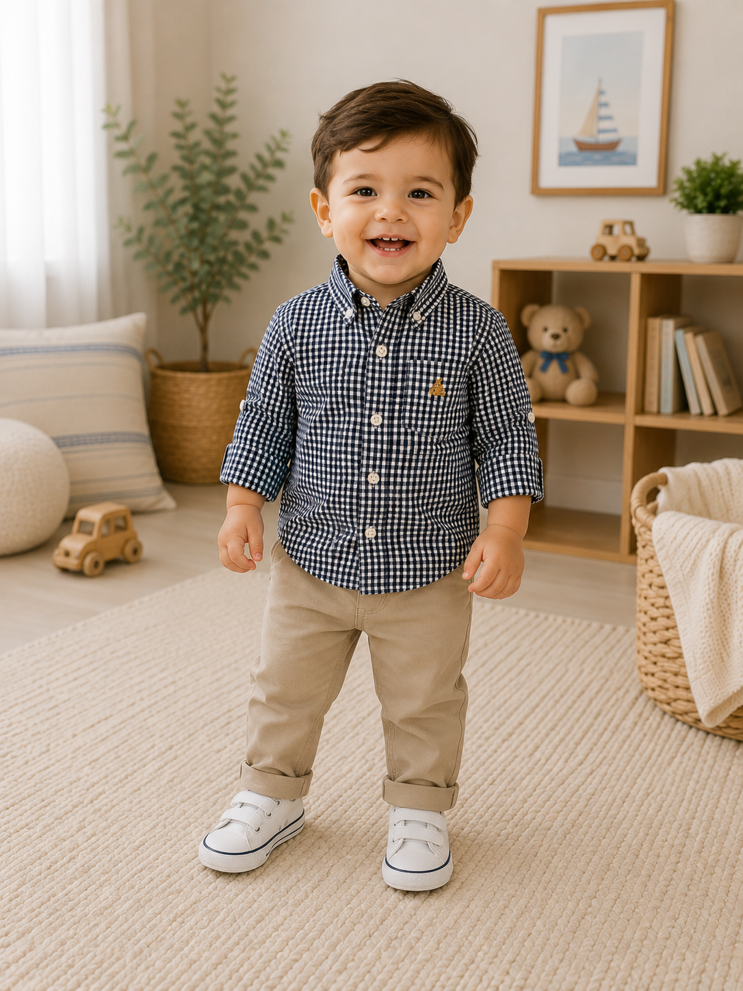 CAMISA MANGA LARGA 18-24M