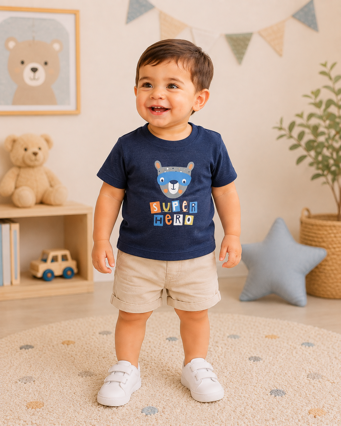 CAMISETA NIÑO SUPER HERO