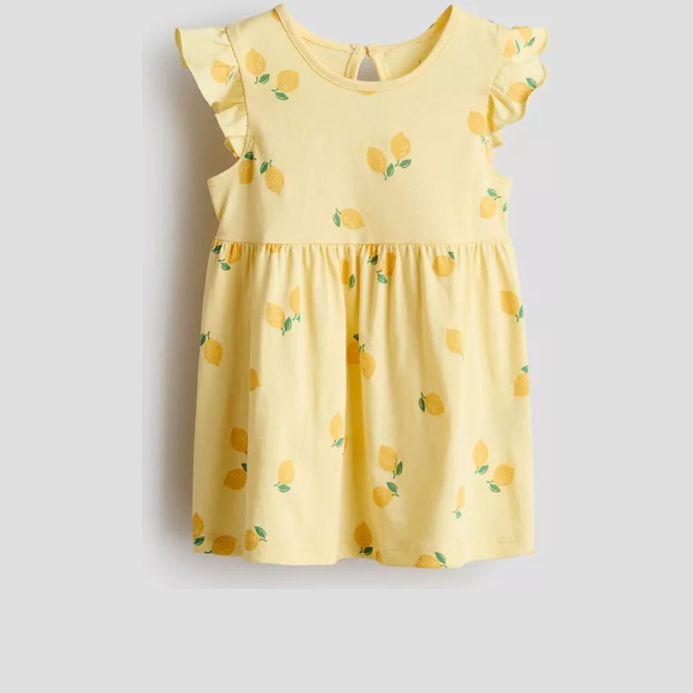 VESTIDO CON VUELO PARA BEBÉ NIÑA