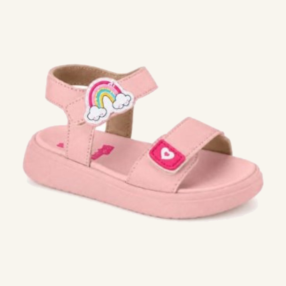 SANDALIAS DE NIÑA NAPA TURIN ROSA