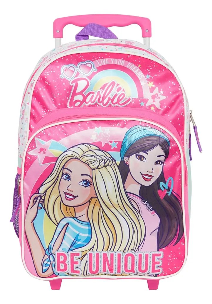 MOCHILA DE RUEDAS BARBIE PARA NIÑA