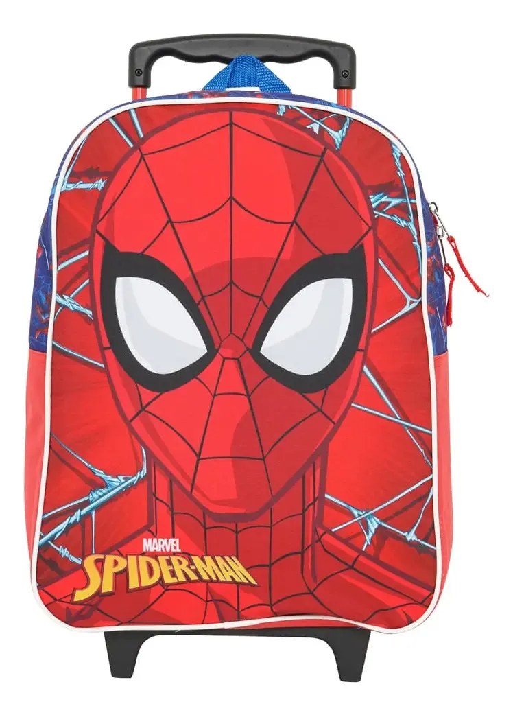 MOCHILA DE RUEDAS SPIDERMAN DE NIÑO