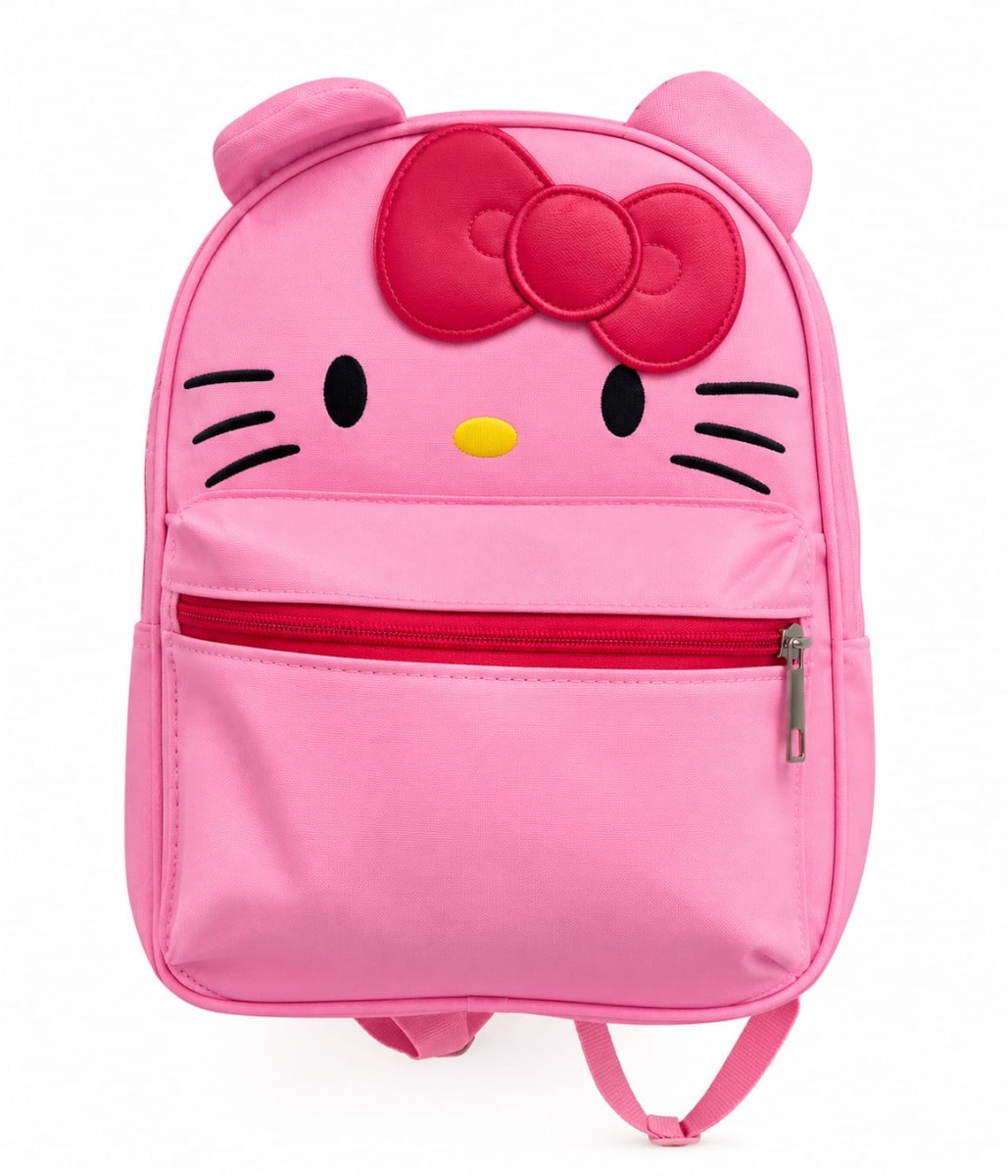 MOCHILA MINI CUERO ROSA PARA NIÑA