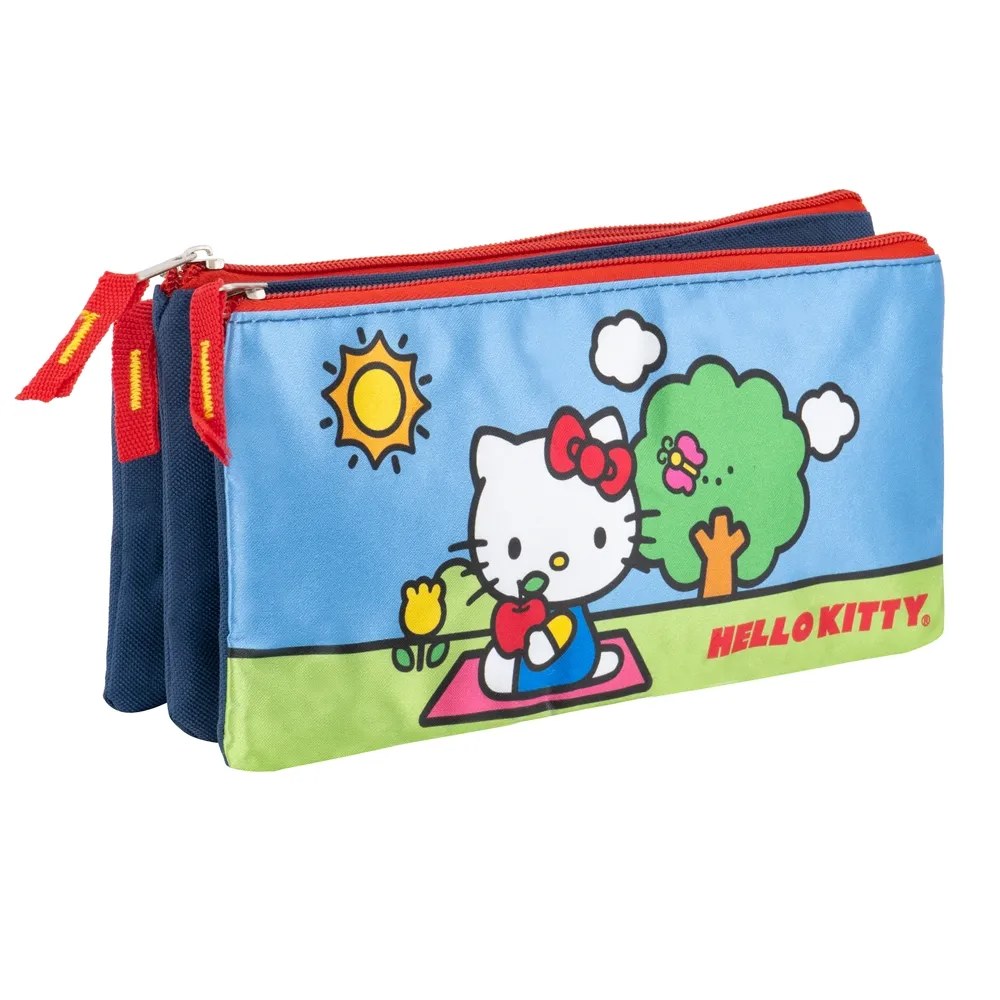 LAPICERA TRIPLE HELLO KITTY NIÑA