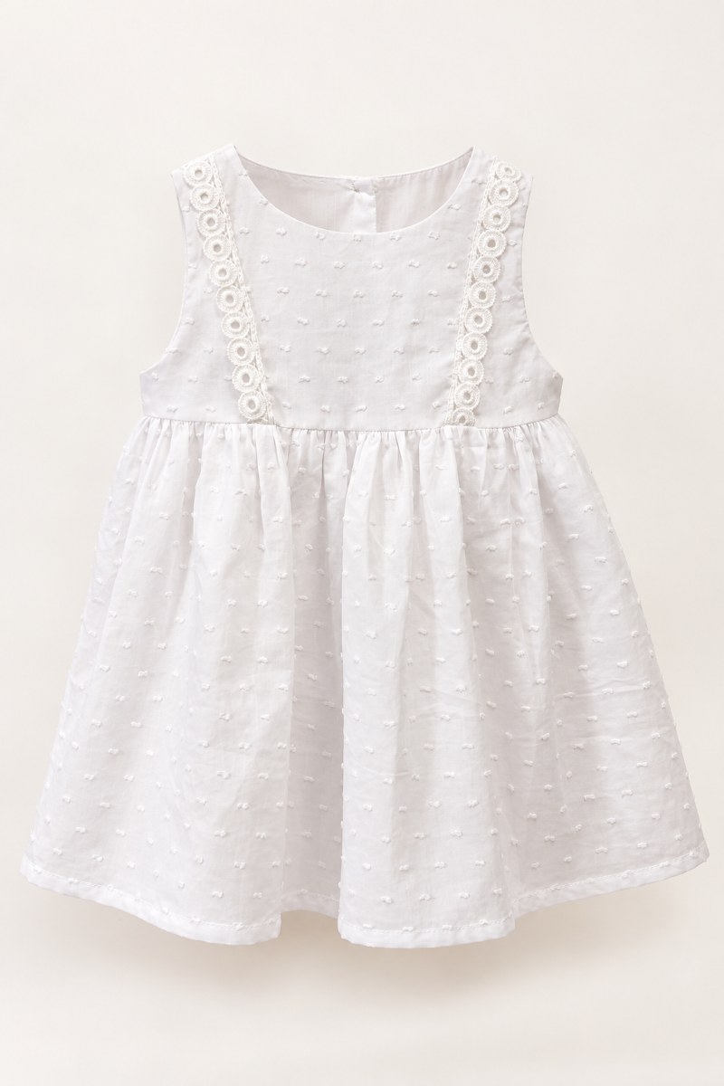 VESTIDO PARA BEBÉ EN ALGODÓN