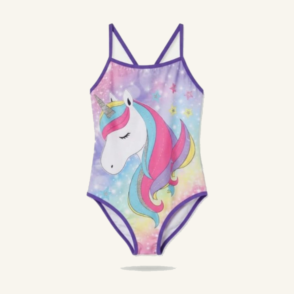 TRAJE DE BAÑO ENTERO UNICORNIO