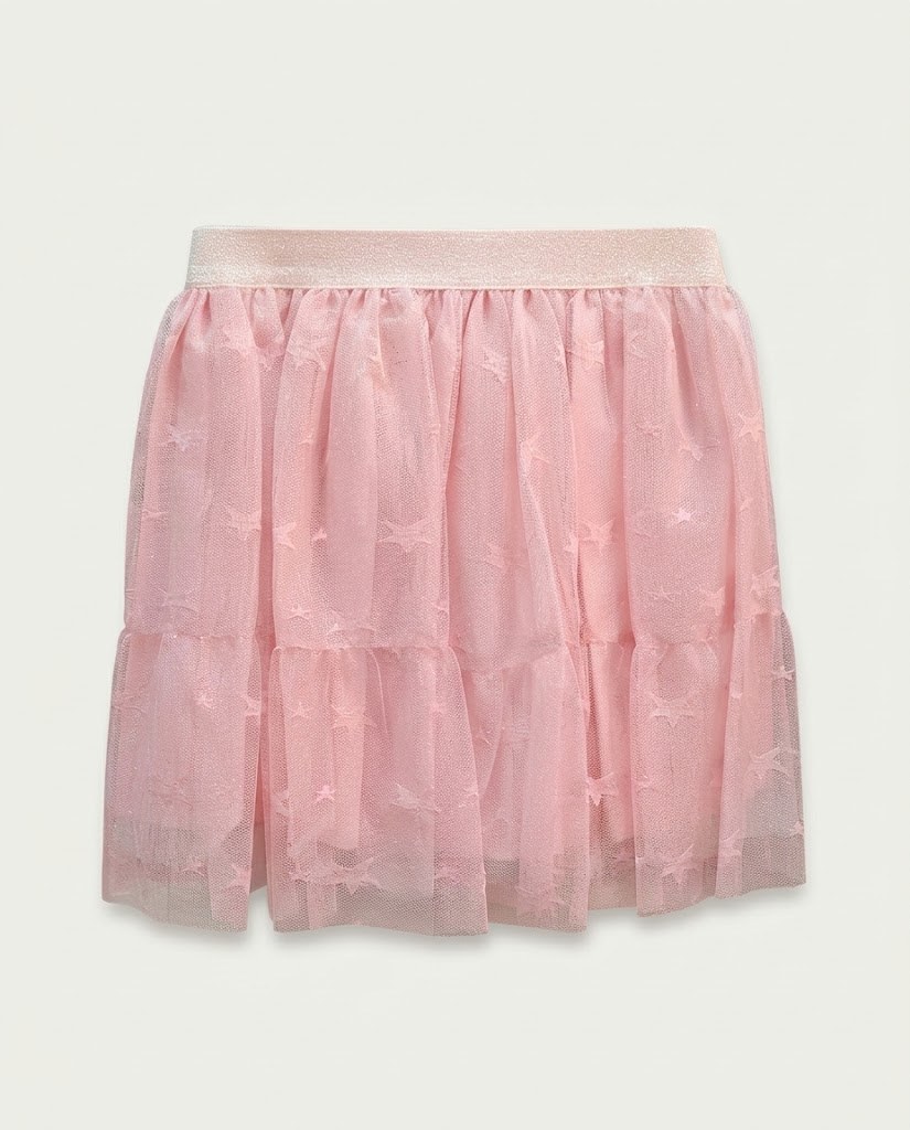 FALDA TULL POLITO ROSA T10