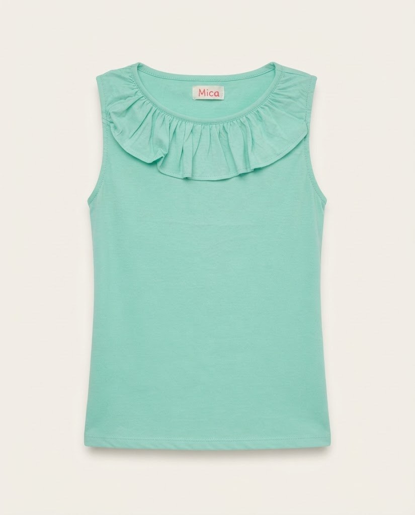 BLUSA ARANDELA TURQUESA