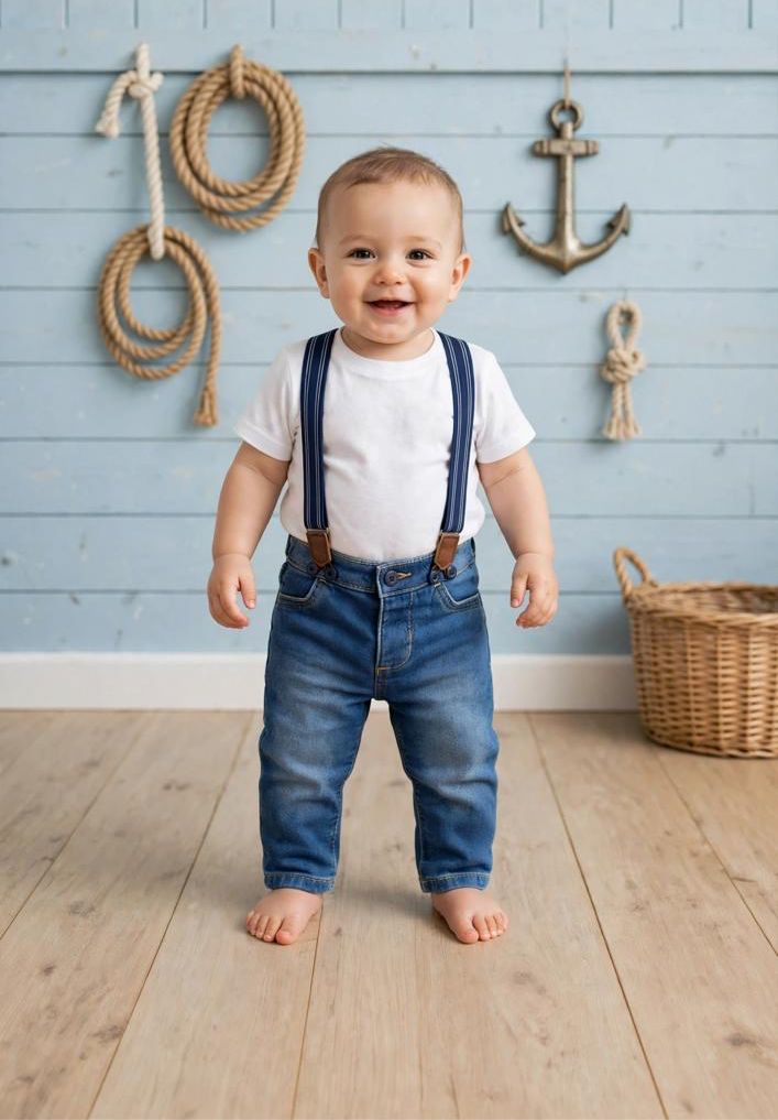 Pantalon Niño Con Tirantes
