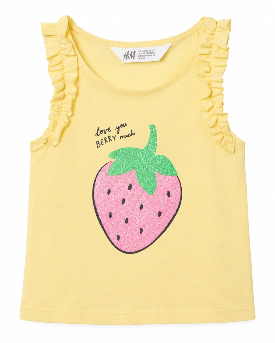 BLUSA SIN MANGAS PARA NIÑA