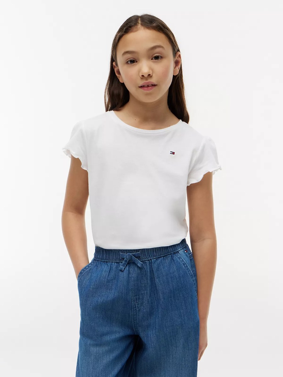CAMISETA NIÑA BLANCA TH