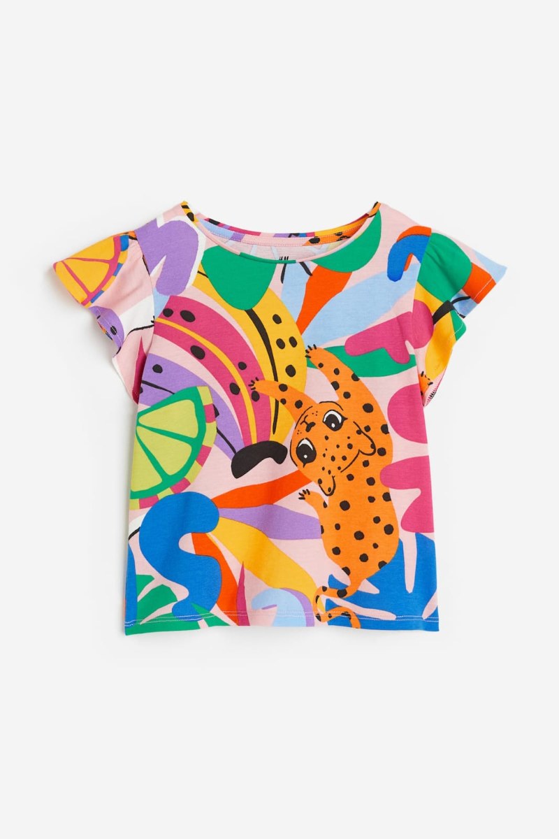 BLUSA CON MANGA MARIPOSA PARA NIÑA