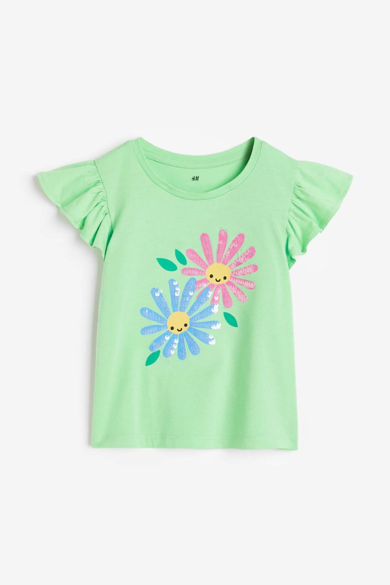 BLUSA CON MANGA MARIPOSA PARA NIÑA