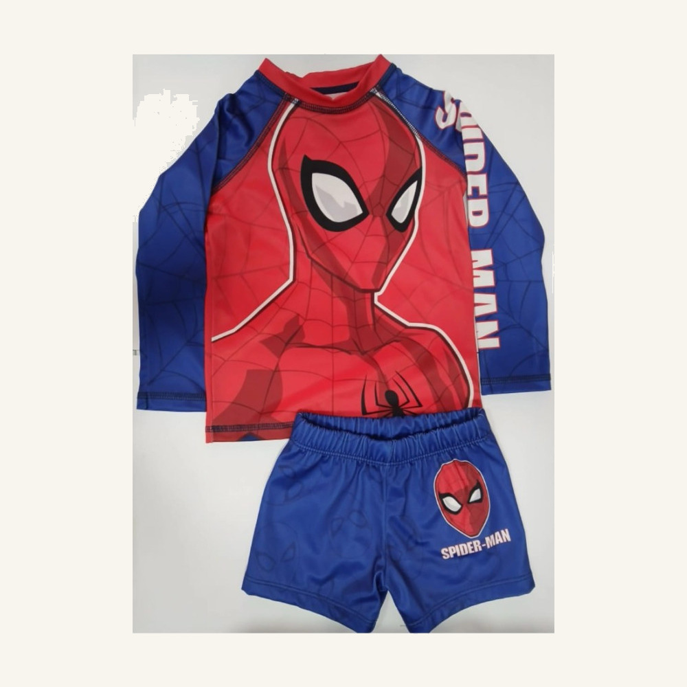 TRAJE DE BAÑO NIÑO 2 PIEZAS SPIDERMAN