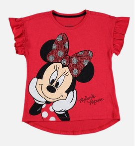 Blusa Mangas Sisa Con Arandelas Para Niña