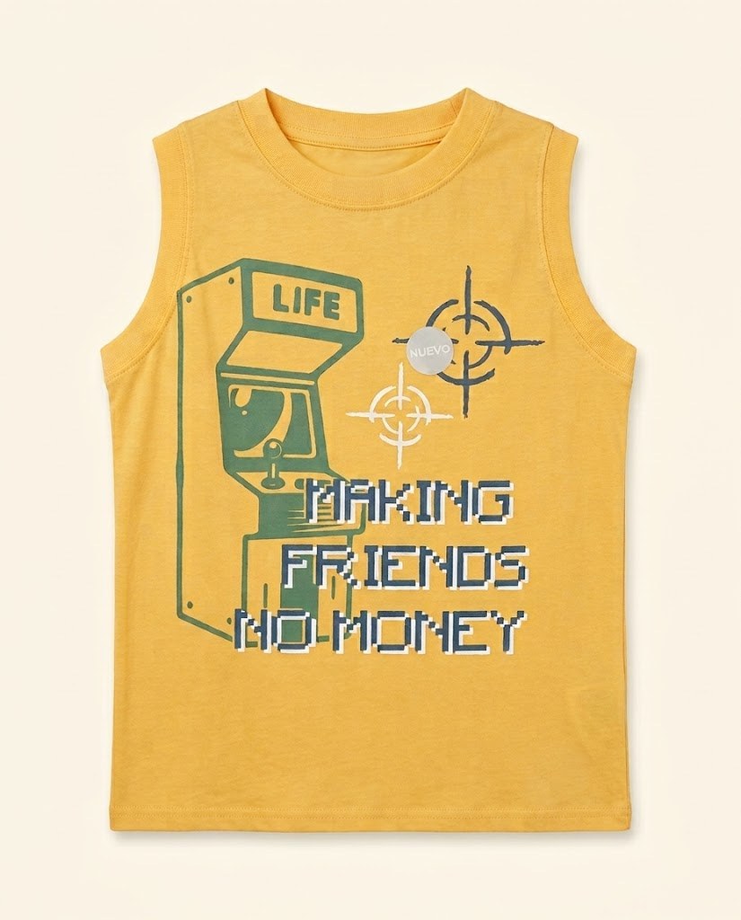 CAMISETA AMARILLO T12