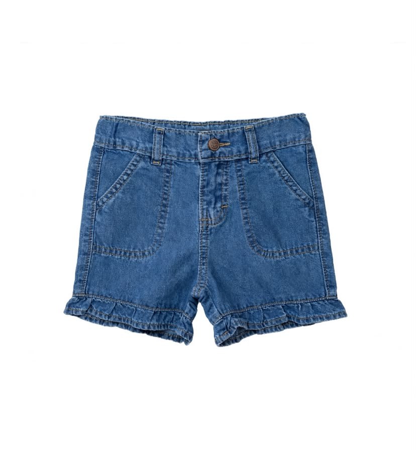 SHORT DENIM AZUL 24M