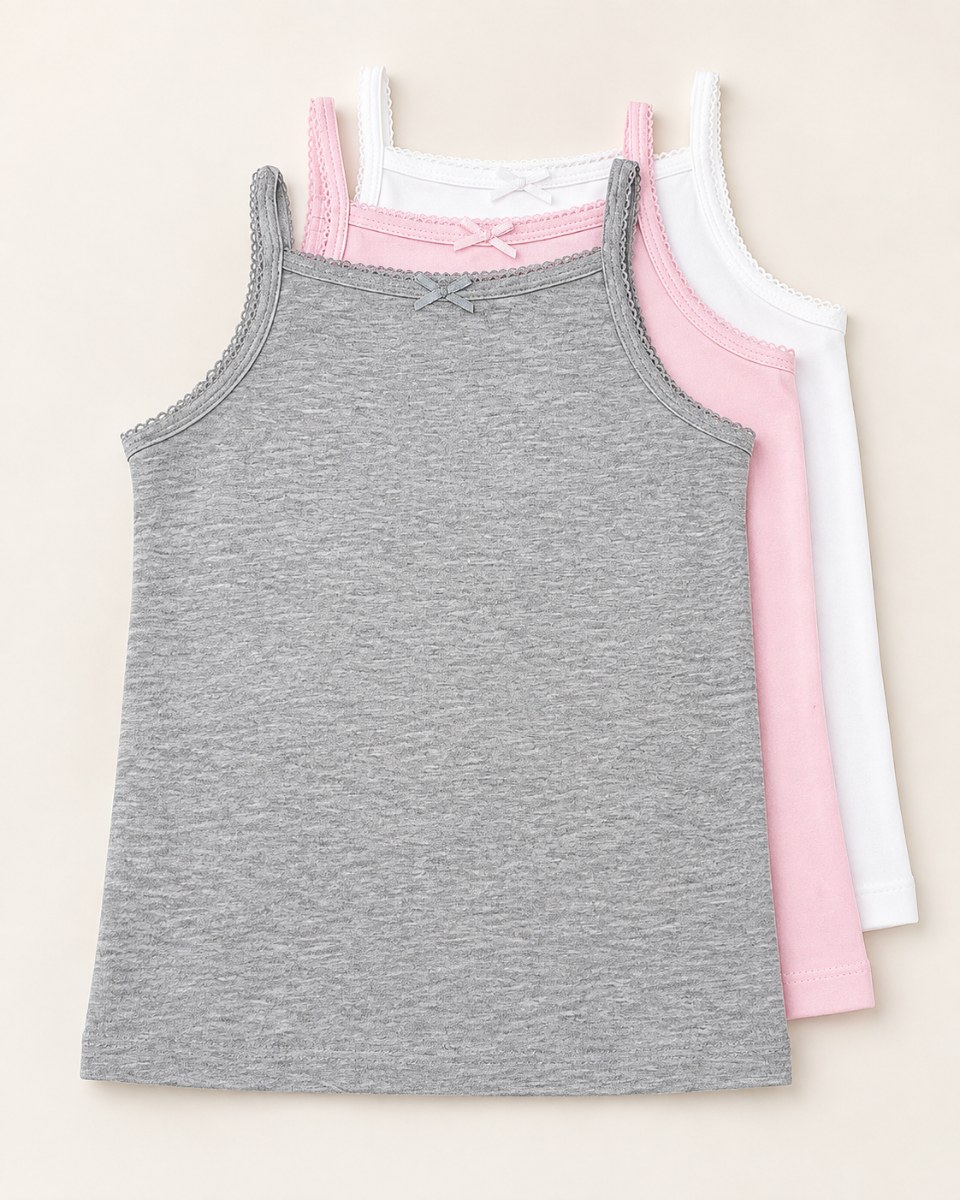 BLUSA TIRANTES X3 PARA NIÑA 