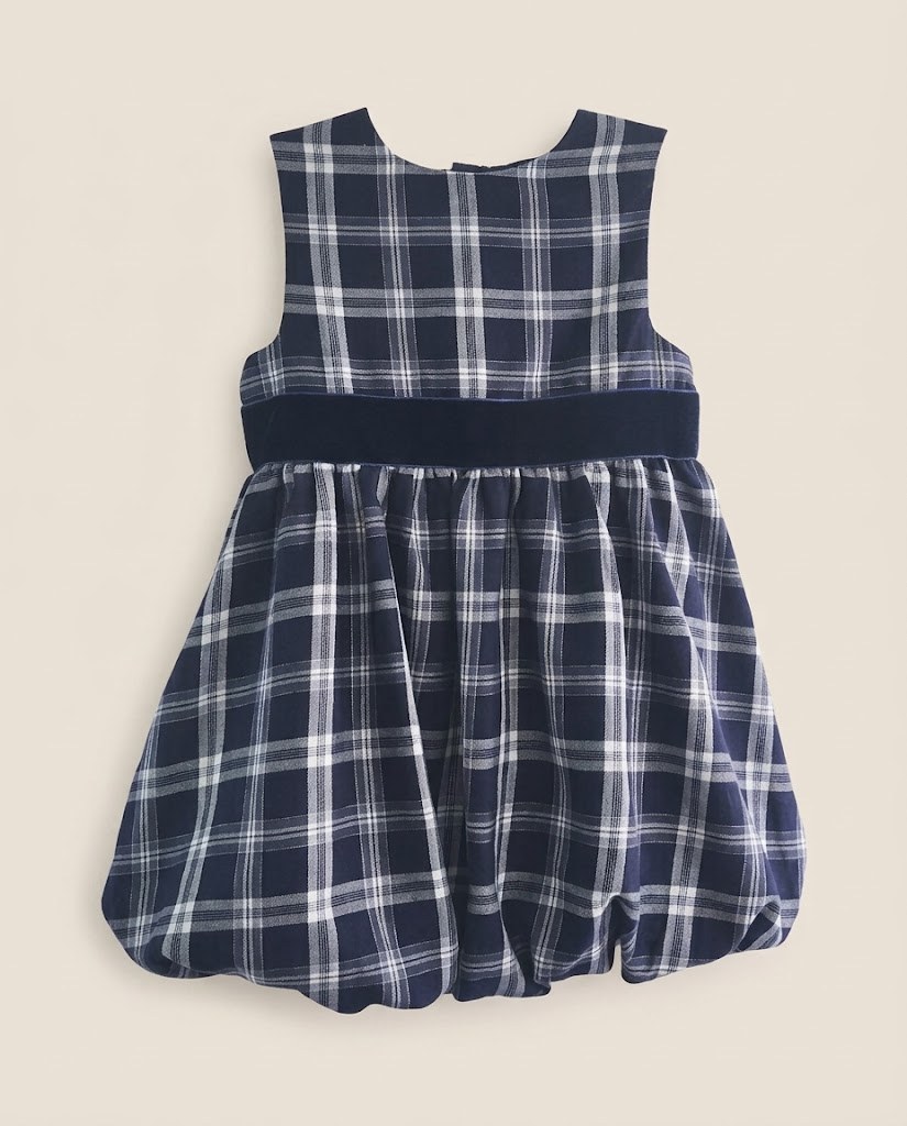Vestido Cuadros Niña