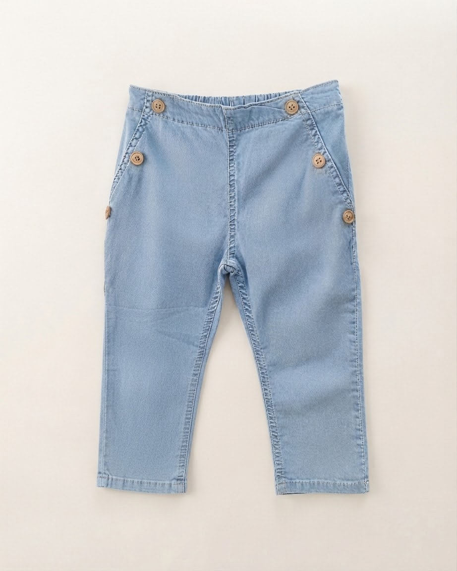 PANTALÓN BOLS CON BOTONES PASA DE NIÑA