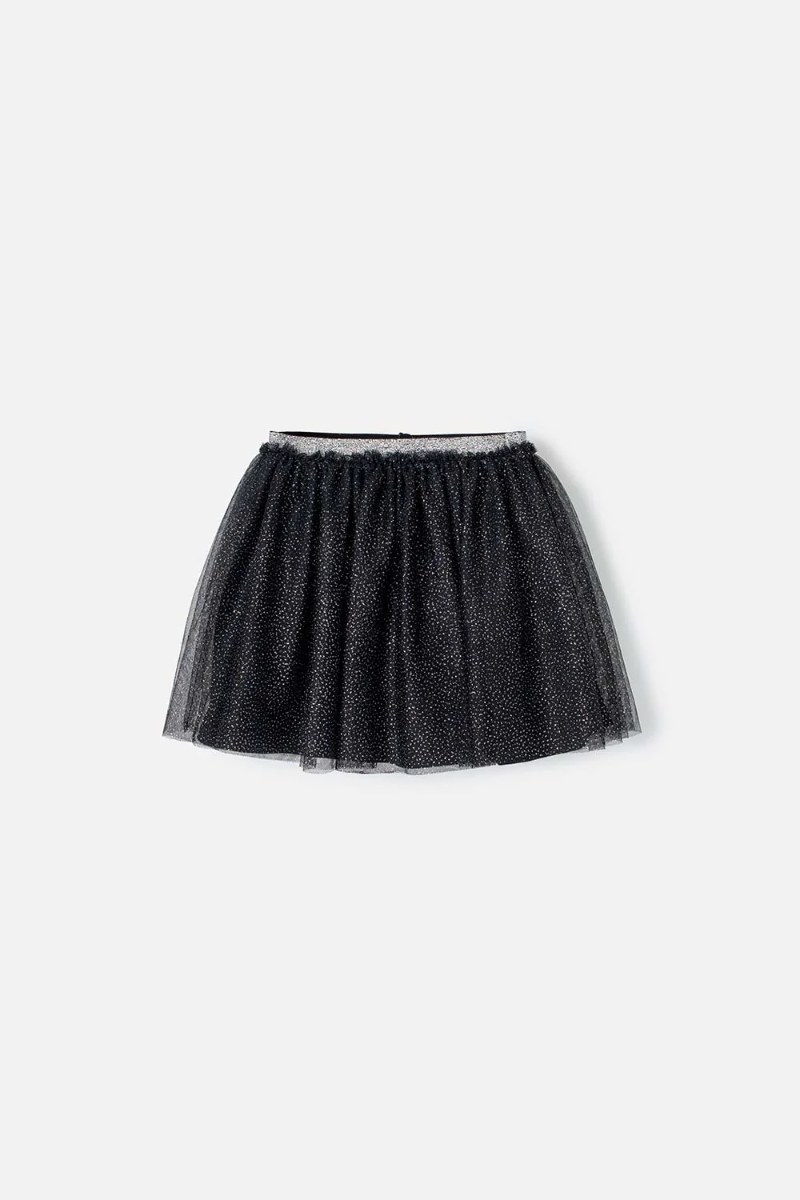 FALDA NEGRA MIC BRILLO