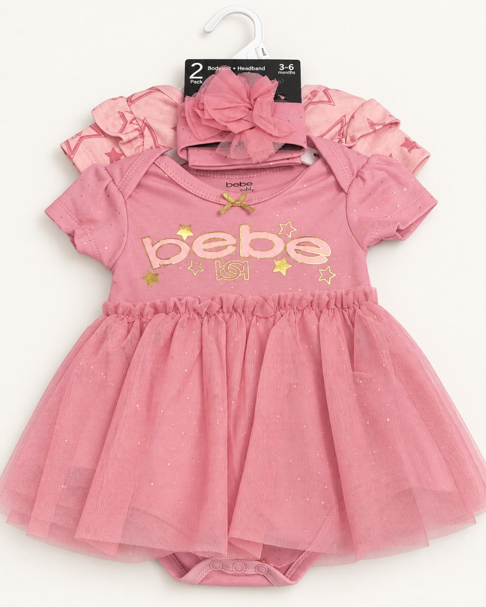 SET NIÑA BEBE MORA LECHE