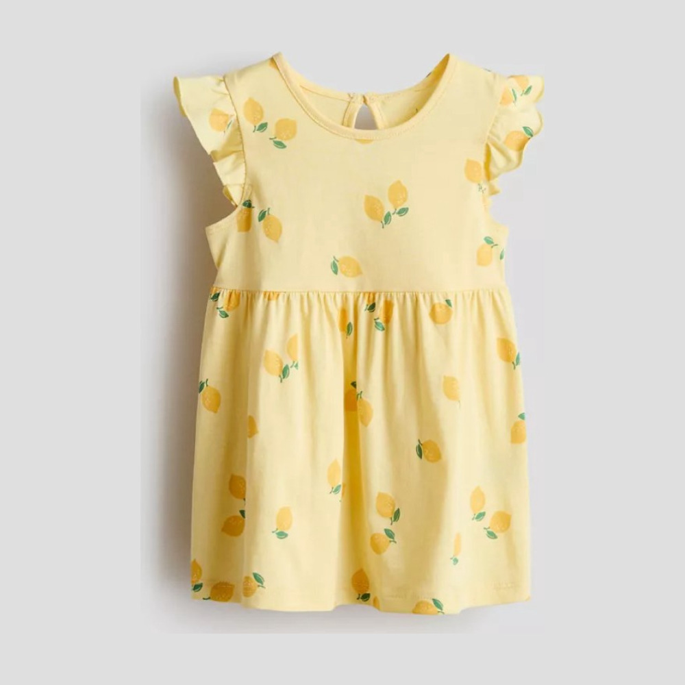 VESTIDO CON VUELO PARA BEBÉ NIÑA