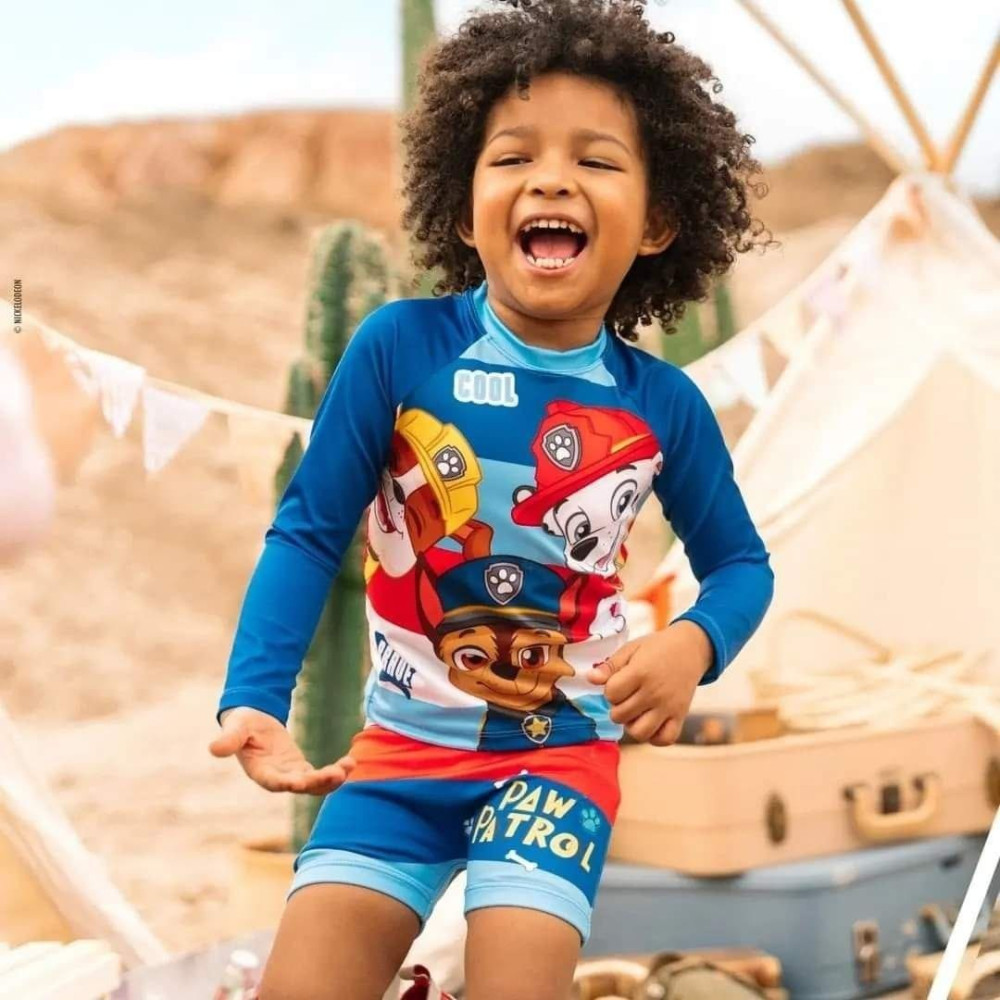 TRAJE DE BAÑO DE 2 PIZAS NIÑO PAW PATROL