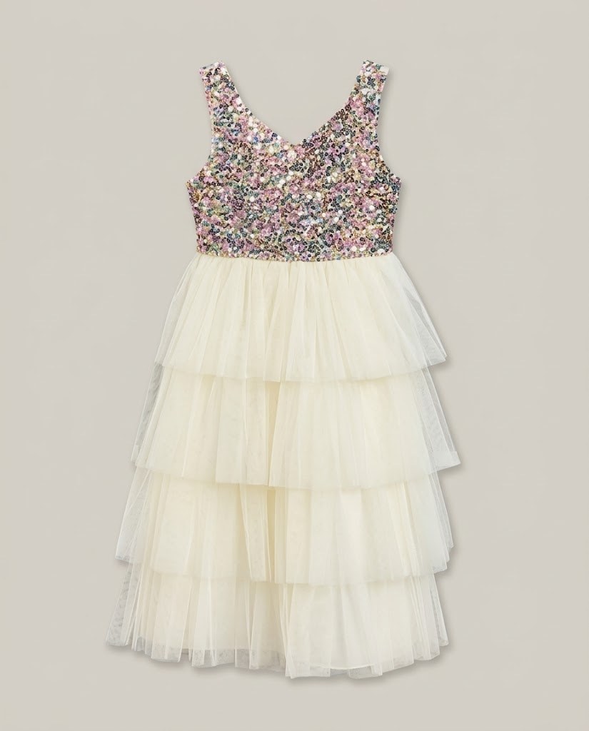 Vestido Lentejuelas Niña